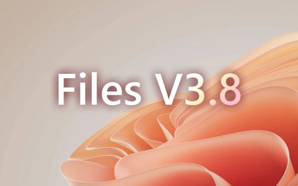 Релиз Files 3.8 — открытой альтернативы стандартному проводнику Windows 10/11