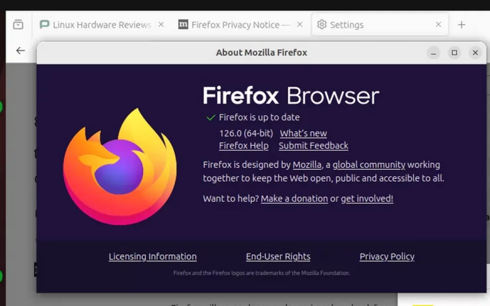 Вышел Firefox 126.0