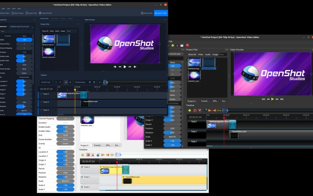 Релиз кроссплатформенного видеоредактора OpenShot 3.2.0