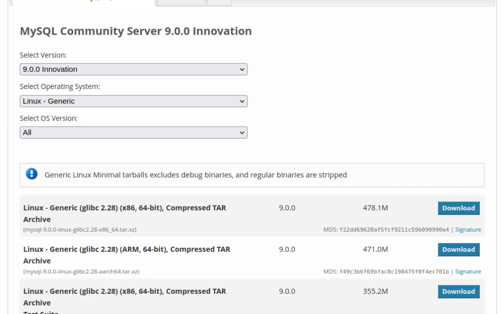 Вышла СУБД MySQL 9.0.0