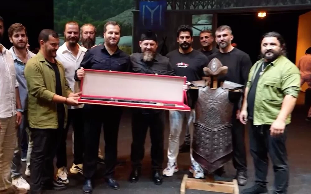 Кадыров посетил съемочную площадку турецкого сериала