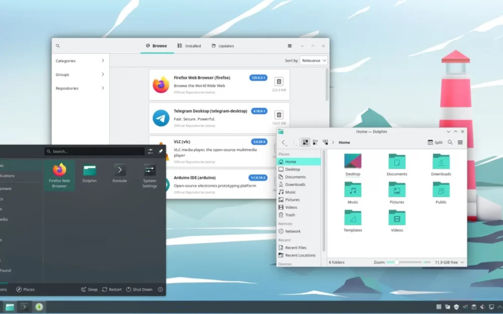 Релиз Manjaro Linux 24.1