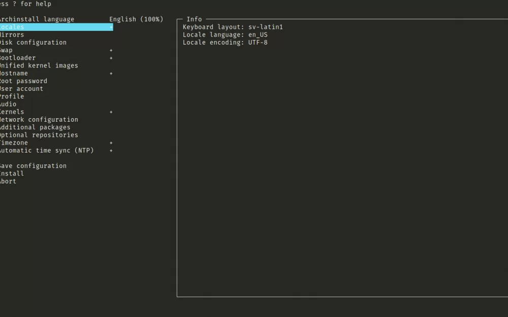 Релиз инсталлятора Archinstall 3.0.0