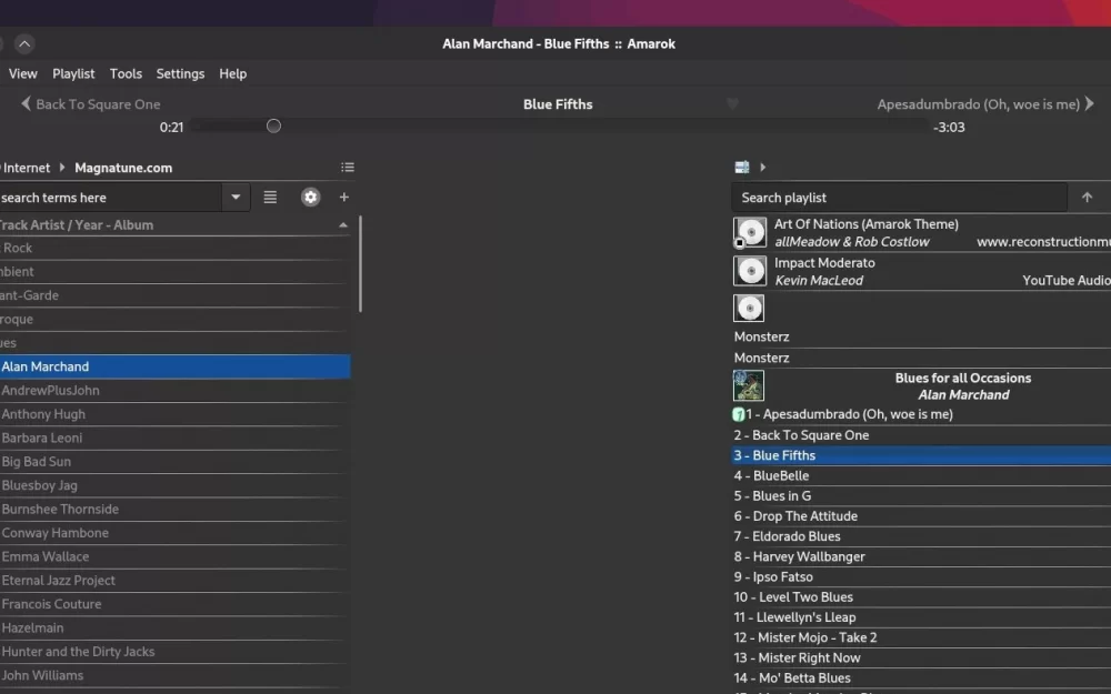 Релиз открытого аудиоплеера Amarok 3.2.0
