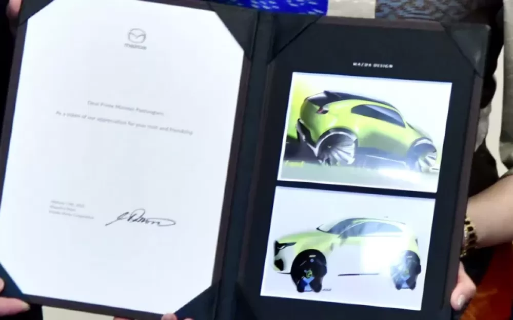 Эскизы новой модели Mazda