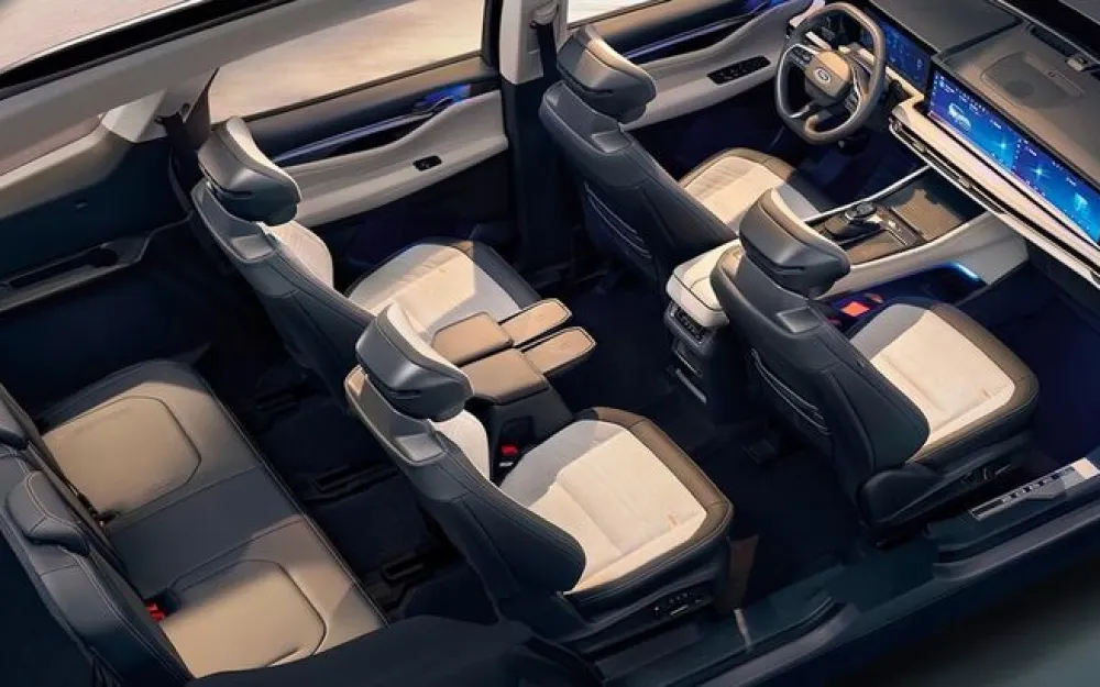 Интерьер Ford Edge для Китая