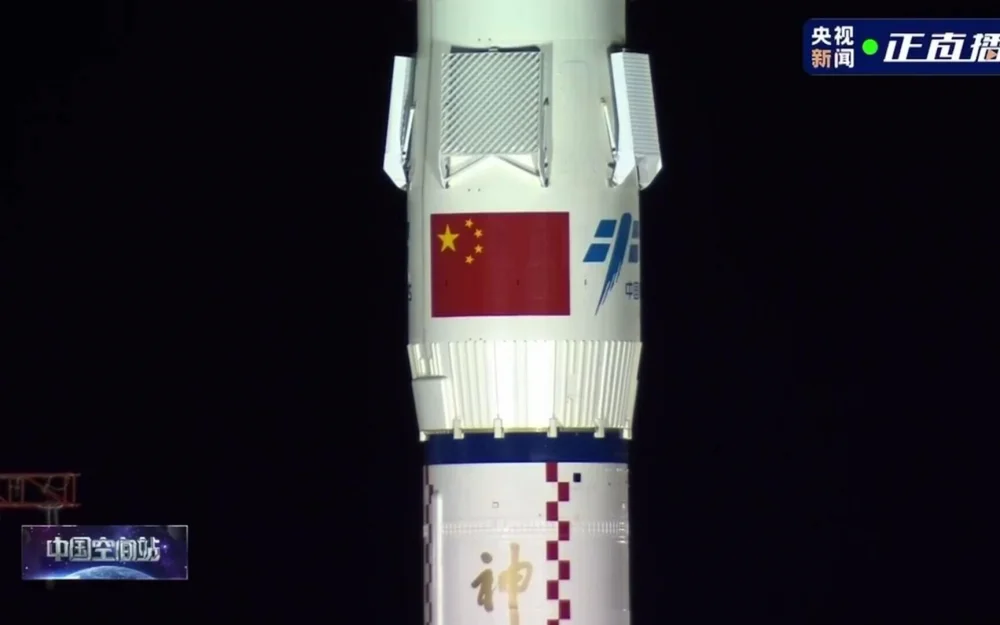 Ракета-носитель Чанчжэн-2F стартовала к орбитальной станции Тяньгун