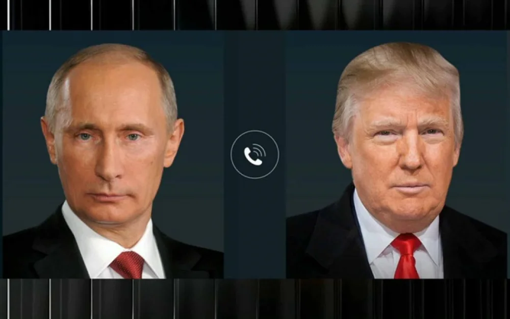 CBS: телефонный разговор Путина и Трампа начался