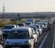 В очереди перед Крымским мостом стоят 30 транспортных средств