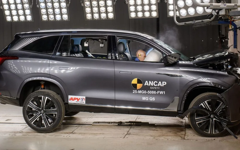 MG S9 прошел краш-тест Euro NCAP: модель может лечь в основу нового «Москвича»