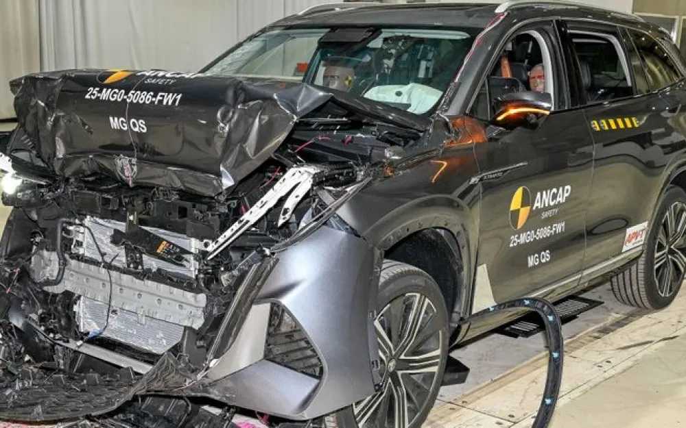 Краш-тест MG S9 PHEV