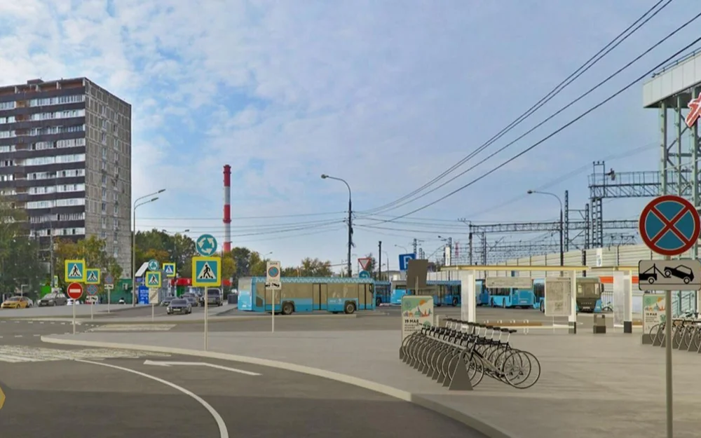 У станции МЦД-4 Кусково на востоке Москвы благоустроили территории