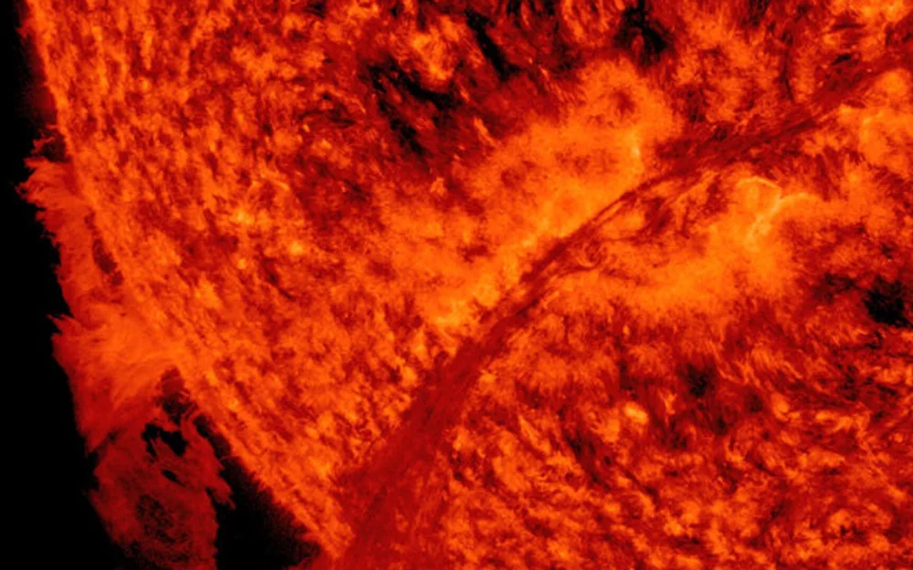 На Солнце произошла сильная вспышка