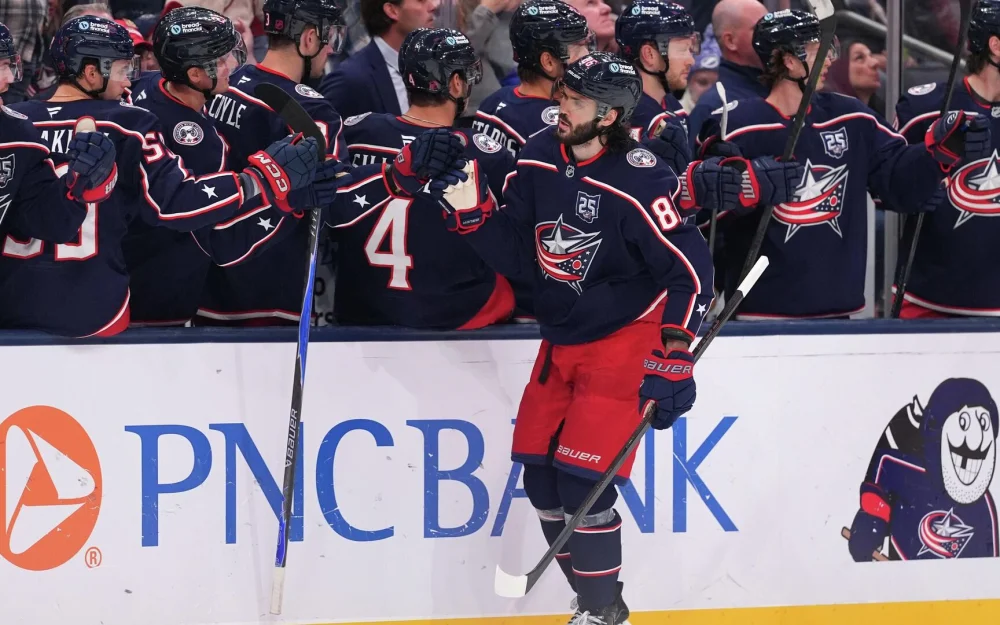 Шайба Марченко не спасла Коламбус от поражения в матче с Калгари