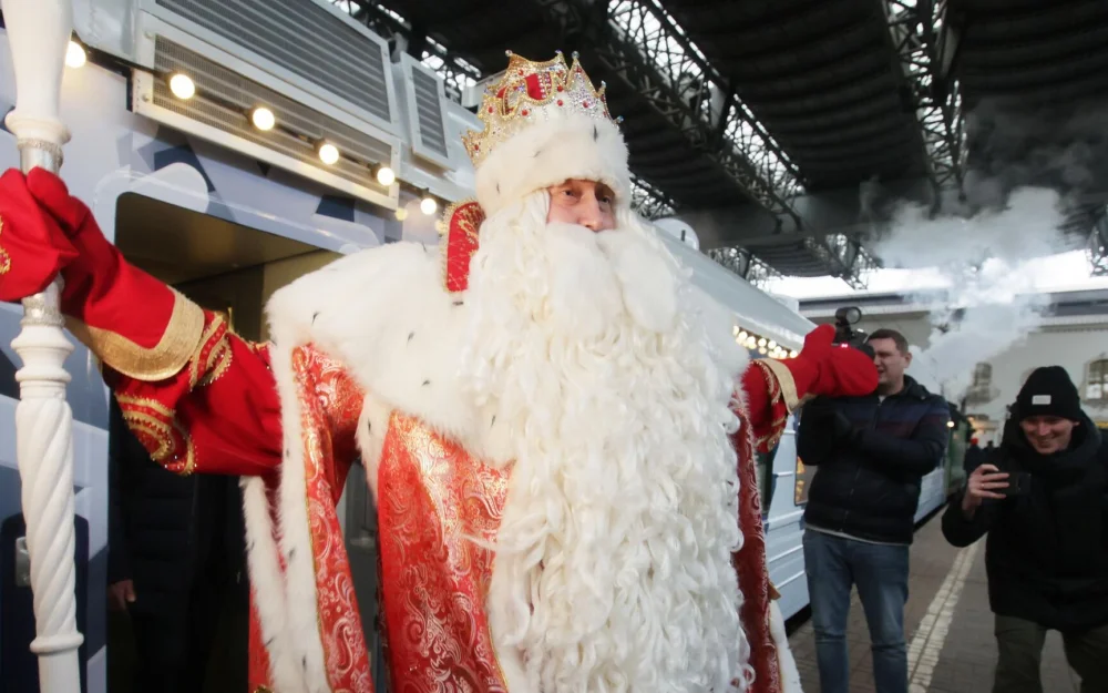 Поезд Деда Мороза остановится в Москве на Киевском вокзале