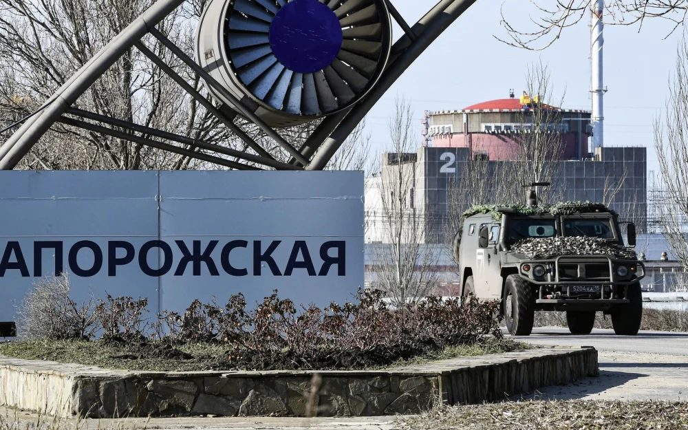 Техники начали ремонт поврежденного участка ЛЭП возле ЗАЭС