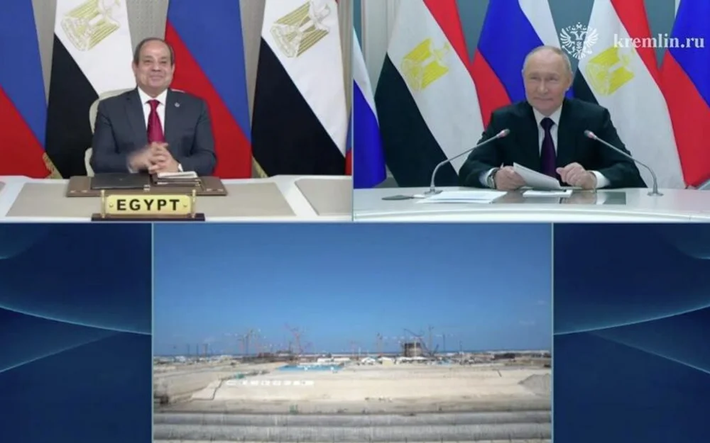 Путин пожелал президенту Египта атомной энергии во всех делах