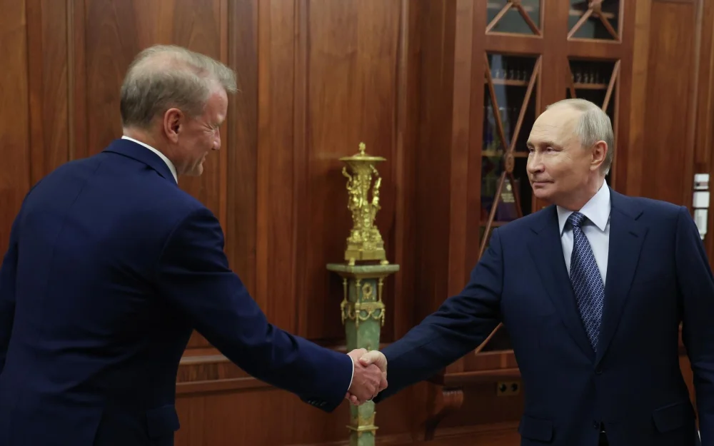 Путин принял Грефа в Кремле
