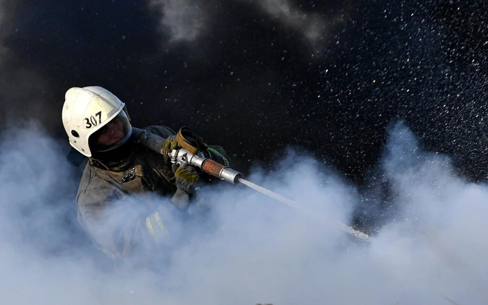 На Кутузовском проспекте загорелась BMW