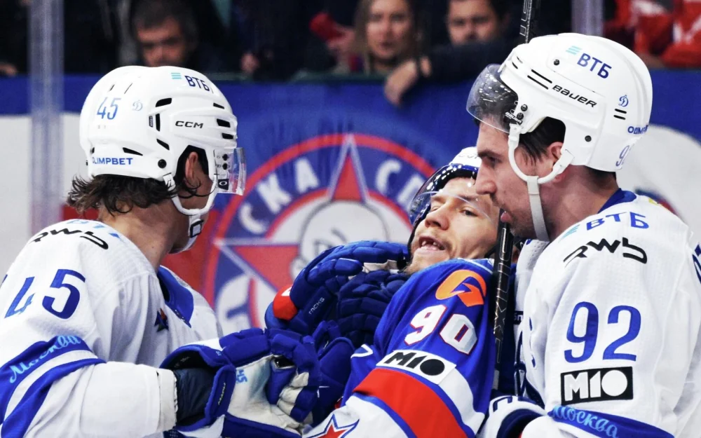 Динамо обыграло СКА и одержало пятую победу подряд в КХЛ