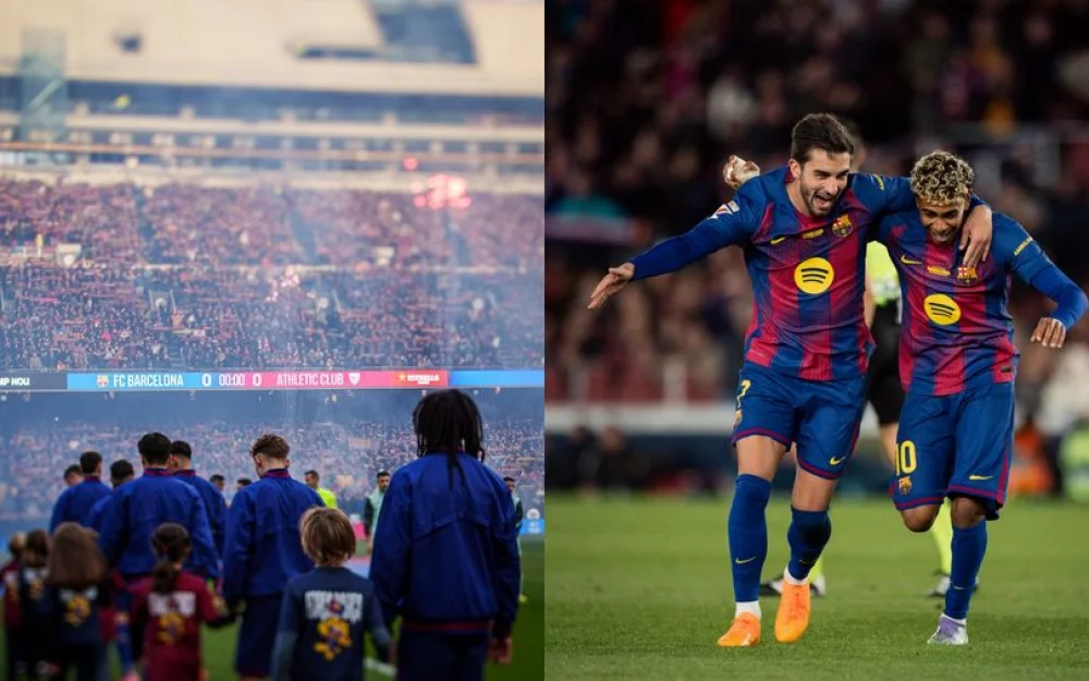 «Барселона» с размахом отметила возвращение на «Камп Ноу» и разгромила «Атлетик»