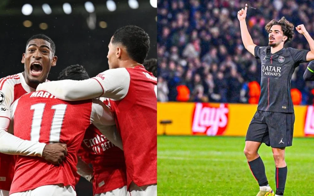 «Арсенал» впервые за 10 лет одержал победу над «Баварией», а ПСЖ и «Тоттенхэм» устроили перестрелку: 5-й тур Лиги чемпионов