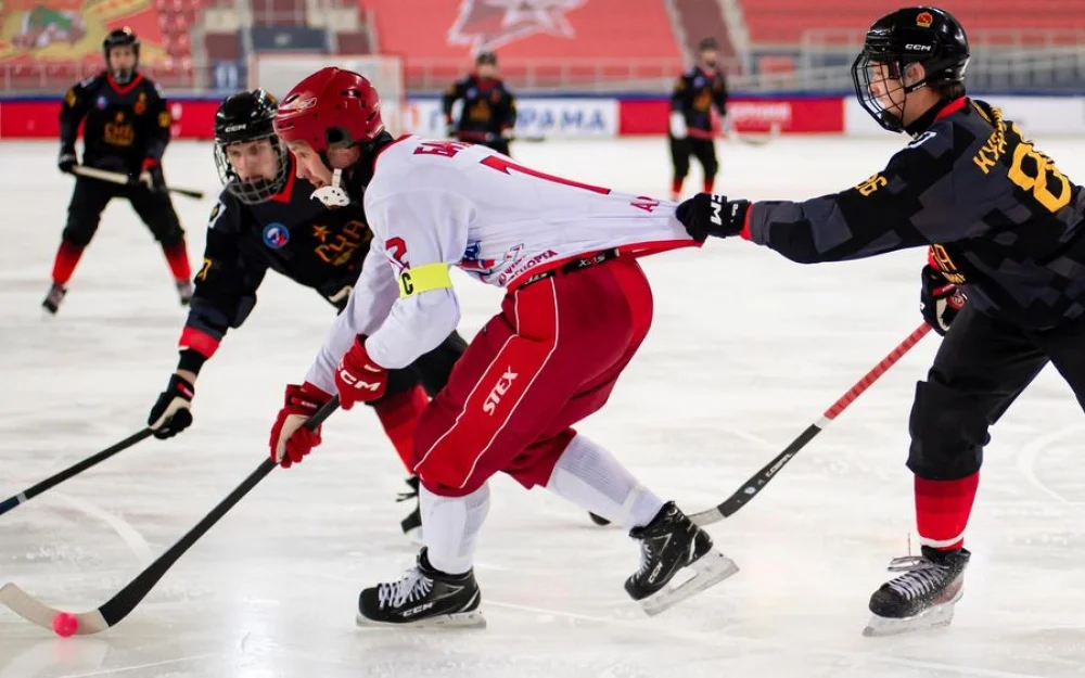 Первую победу в новом сезоне Высшей лиги по хоккею с мячом одержал арсеньевский «Восток»