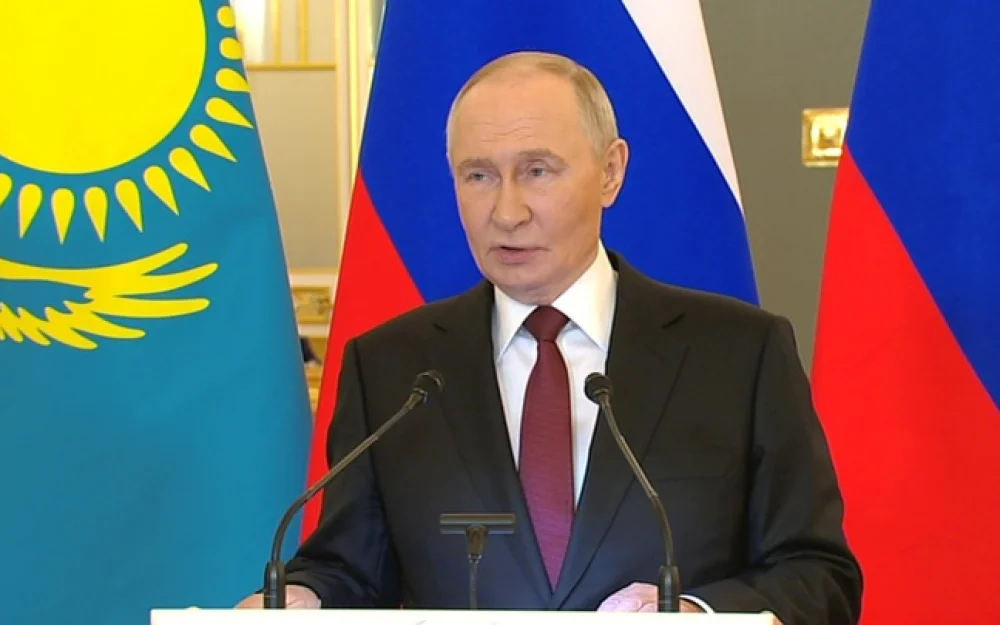 Путин: Россия удовлетворена свободным использованием русского языка в Казахстане