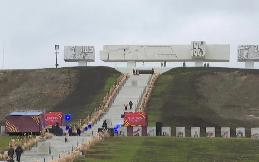 В ЛНР после реконструкции открыли мемориальный комплекс Миус-Фронт