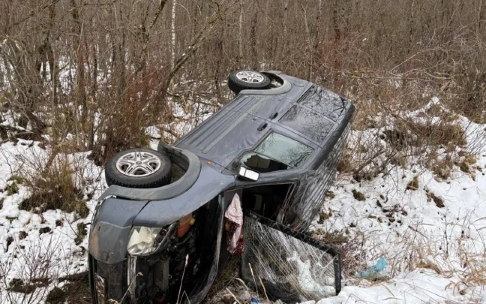 В Новгородской области водитель погиб при съезде в кювет