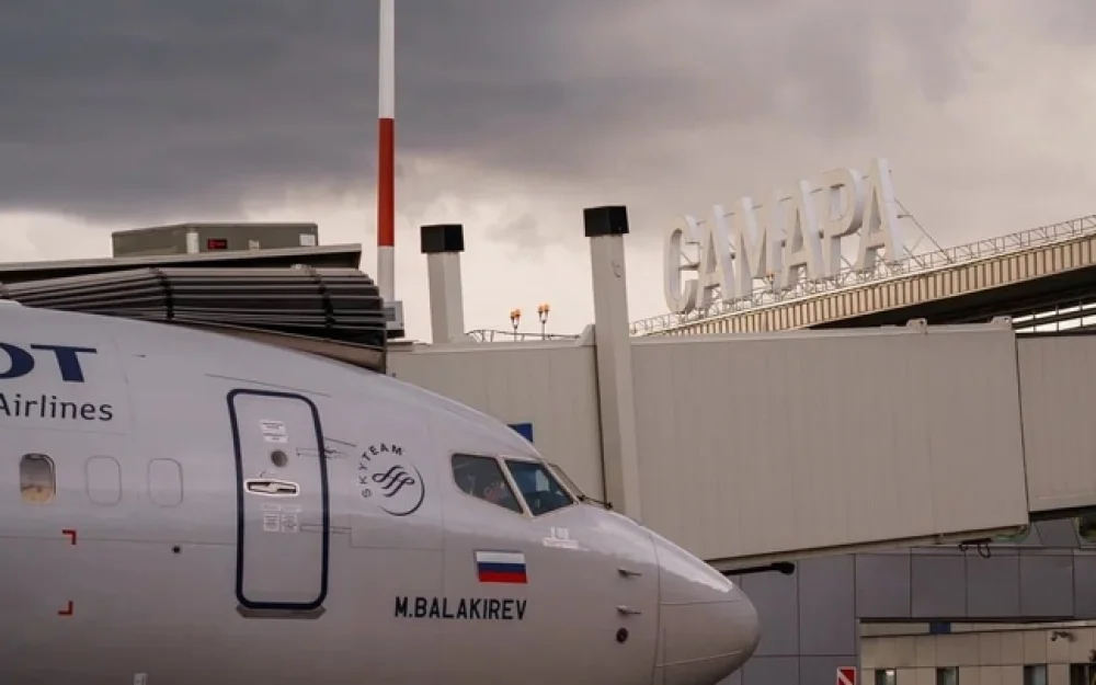 Аэропорт Самары не принимает и не выпускает самолеты
