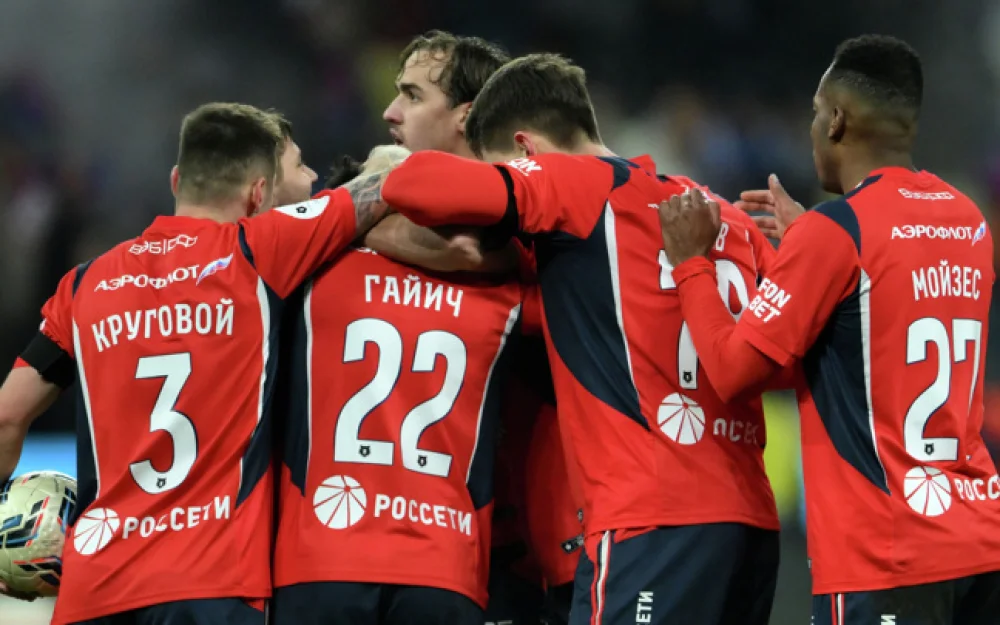 ФК ЦСКА обыграл Оренбург со счетом 2:0 и вышел на первое место в РПЛ