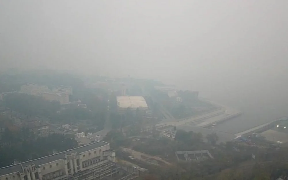 Задымление наблюдается на всей территории Хабаровска