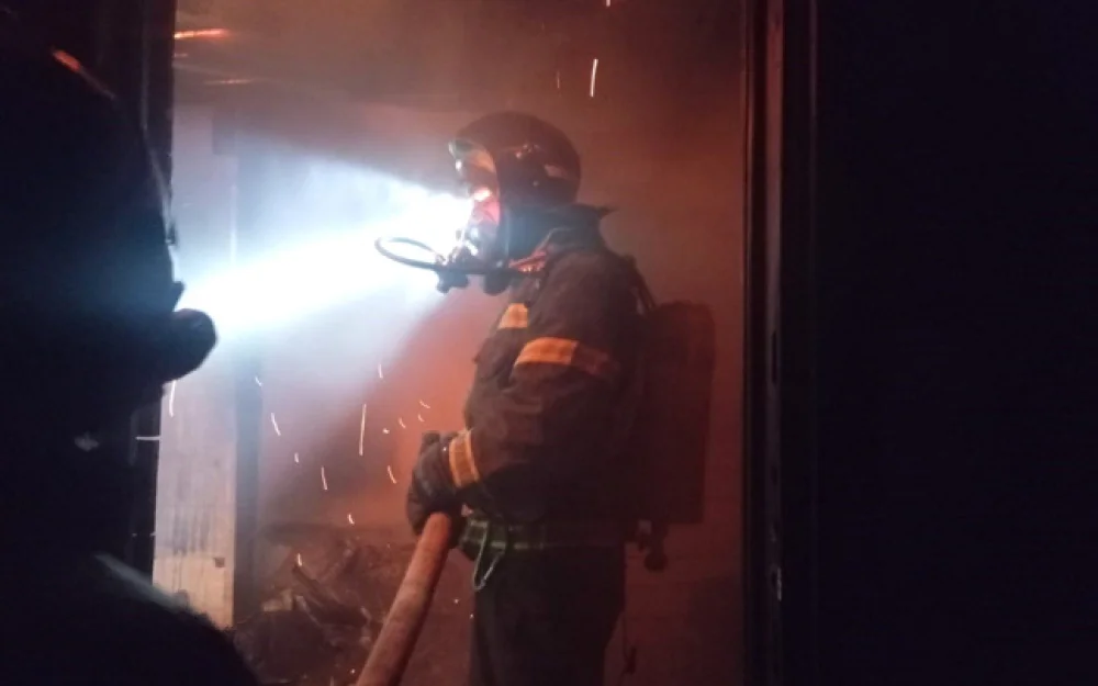 В Барнауле при пожаре в частном доме погибли два человека