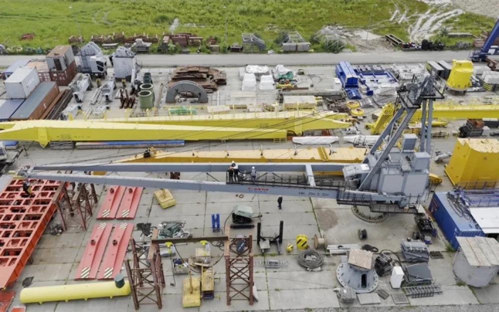 В РФ сконструировали импортозамещенный кран С750 для газовых платформ в Арктике