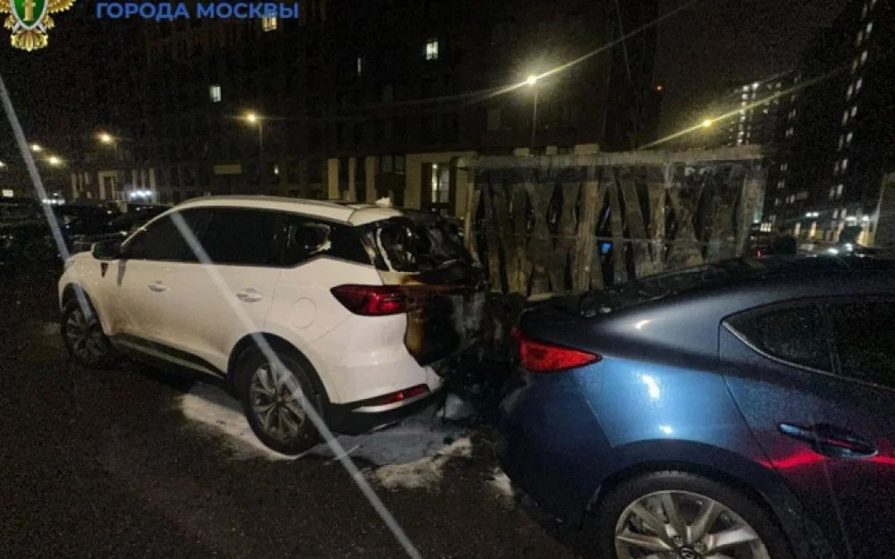 В Москве возбудили дело после пожара на парковке