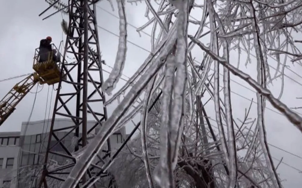 Часть Владимирской области осталась без электричества из-за снегопада