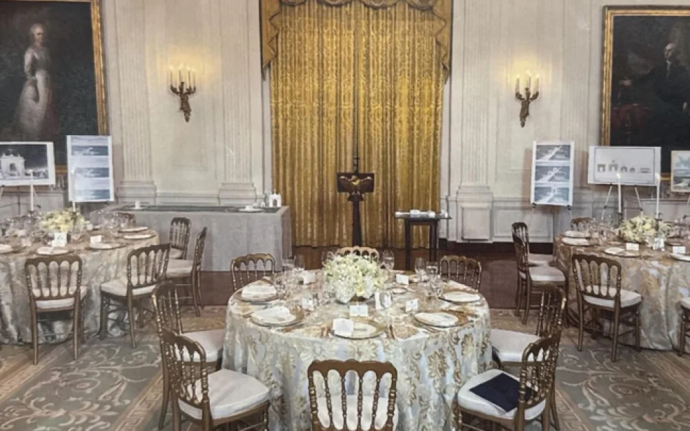 Трамп продемонстрировал главный вход в новый бальный зал Белого дома