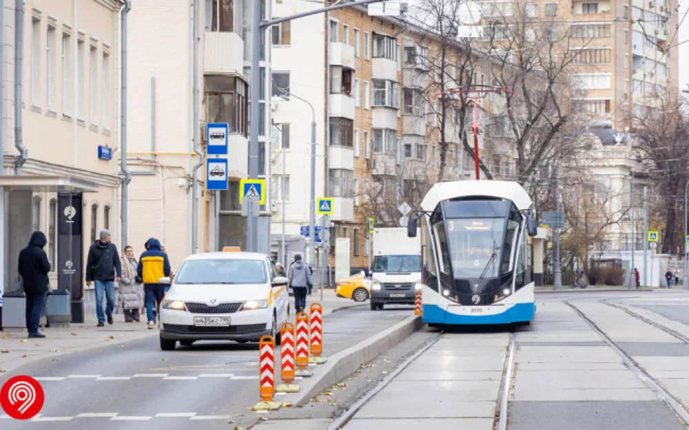 В Москве на шоссе Энтузиастов после повреждения сети запустили движение трамваев