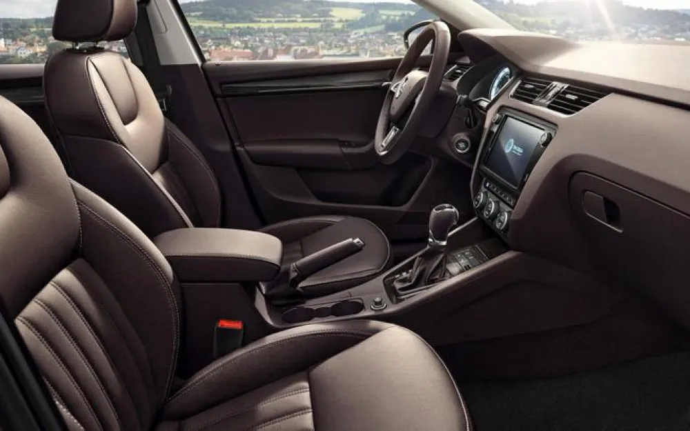 Интерьер Skoda Octavia A7 из Китая