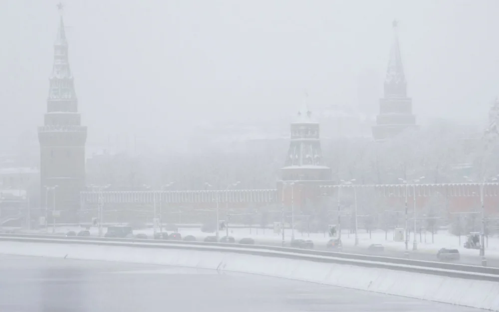 В Москве выпал первый декабрьский снег