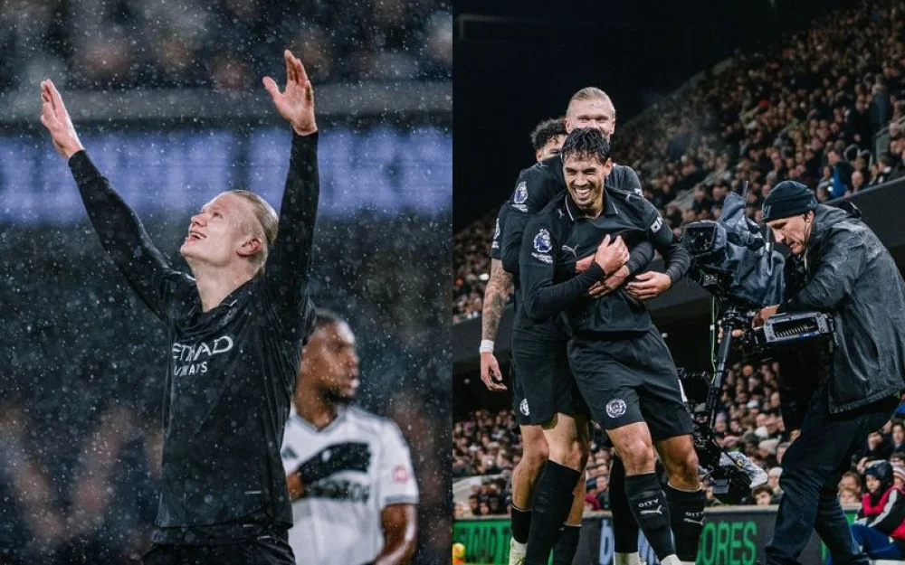 Эрлинг Холанд побил рекорд Алана Ширера, а «Манчестер Сити» одержал победу над «Фулхэмом» в огненной перестрелке